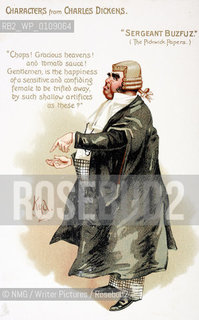 Sgt. Buzfuz from the Pickwick Papers.Iillustrations by London artist Kyd.Copyright©NMG/Writer Pictures/Rosebud2