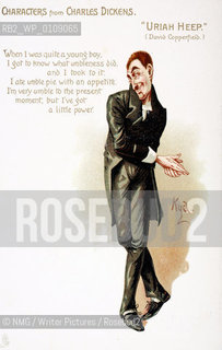Uriah Heap from David Copperfield.Illustrations by London artist Kyd.Copyright©NMG/Writer Pictures/Rosebud2