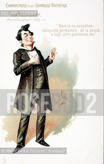 Mr Pecksniff from Martin Chuzzlewit.Illustrations by London artist Kyd.Copyright©NMG/Writer Pictures/Rosebud2