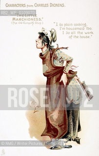The little Marchioness from the Old Curiosity Shop.Illustrations by London artist Kyd.Copyright©NMG/Writer Pictures/Rosebud2
