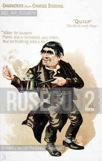 Quilp from The Old Curiosity Shop.Illustrations by London artist Kyd.Copyright©NMG/Writer Pictures/Rosebud2