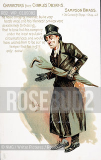 Sampson Brass from the Old Curiosity Shop..Illustrations by London artist Kyd.Copyright©NMG/Writer Pictures/Rosebud2