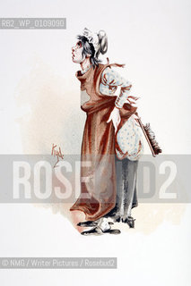 The Little Marchioness from the Old Curiosity Shop..Illustrations by London artist Kyd.Copyright©NMG/Writer Pictures/Rosebud2