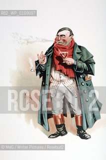 Mr Weller Snr from the Pickwick Papers..Illustrations by London artist Kyd.Copyright©NMG/Writer Pictures/Rosebud2