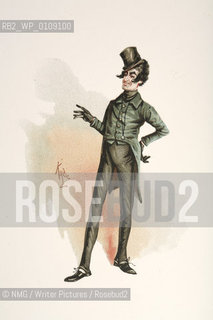Mr Jingle from the Pickwick Papers..Illustrations by London artist Kyd.Copyright©NMG/Writer Pictures/Rosebud2
