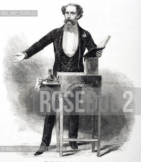 Charles Dickens (1812-1870).English Novelist.Copyright©NMG/Writer Pictures/Rosebud2