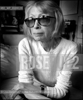 Joan Didion..copyright©Lisa Carpenter/Writer Pictures/Rosebud2