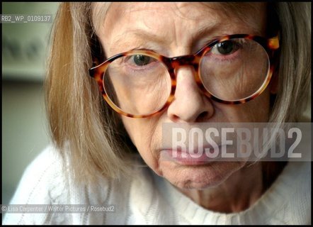 Joan Didion..copyright©Lisa Carpenter/Writer Pictures/Rosebud2
