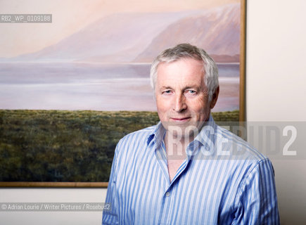Jonathan Dimbleby, Broadcaster.  Photographed at home being interviewed by Liz Barclay..copyright©Adrian Lourie/Writer Pictures/Rosebud2