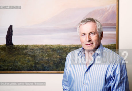Jonathan Dimbleby, Broadcaster.  Photographed at home being interviewed by Liz Barclay..copyright©Adrian Lourie/Writer Pictures/Rosebud2