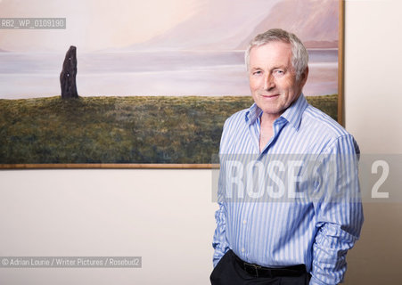 Jonathan Dimbleby, Broadcaster.  Photographed at home being interviewed by Liz Barclay..copyright©Adrian Lourie/Writer Pictures/Rosebud2