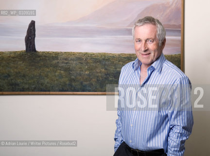 Jonathan Dimbleby, Broadcaster.  Photographed at home being interviewed by Liz Barclay..copyright©Adrian Lourie/Writer Pictures/Rosebud2