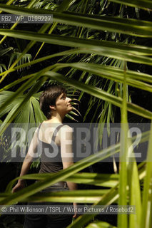 Author Elaine di Rollo. Her first novel, The Peachgrowers Almanac, has just been published , pictured in the Royal Botanic Gardens Palm House in Edinburgh..©.Phil Wilkinson/TSPL/Writer Pictures/Rosebud2