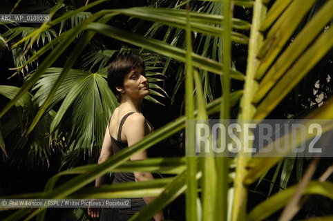 Author Elaine di Rollo. Her first novel, The Peachgrowers Almanac, has just been published , pictured in the Royal Botanic Gardens Palm House in Edinburgh..©.Phil Wilkinson/TSPL/Writer Pictures/Rosebud2