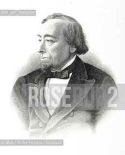 Benjamin Disraeli (1804-1881).son of Issac..Copyright©NMG/Writer Pictures/Rosebud2
