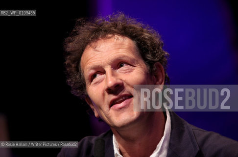 Author, gardener and TV presenter Montagu Don speaking at Hay 2010.  Horticulturalist..Copyright©Rosie Hallam/Writer Pictures/Rosebud2