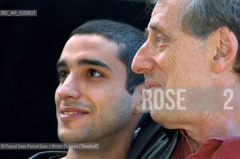 American writers Joaquin Dorfman(son)  and Ariel Dorfman (father).at the Edinburgh International Book Festival 2003..                                                 .copyright©Pascal Saez.Pascal Saez/Writer Pictures/Rosebud2