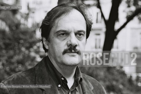 Apostolos Doxiadis in Paris.  Undated..Copyright©Mathieu Bourgois/Writer Pictures/Rosebud2