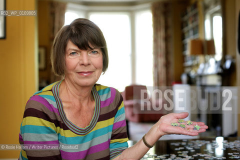 Author Margaret Drabble who has published The Pattern in the Carpet: A Personal History with Jigsaws...Copyright©Rosie Hallam/Writer Pictures/Rosebud2