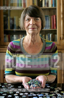 Author Margaret Drabble who has published The Pattern in the Carpet: A Personal History with Jigsaws...Copyright©Rosie Hallam/Writer Pictures/Rosebud2