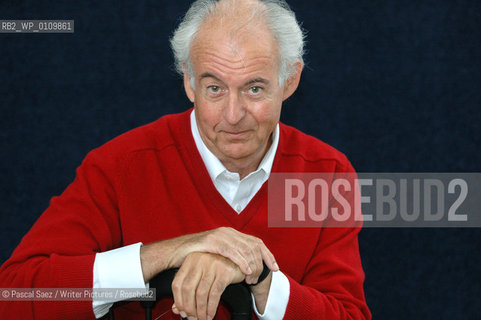 French philosopher and writer Roger-Pol Droit at the Edinburgh International Book Festival...Copyright©Pascal Saez/Writer Pictures/Rosebud2