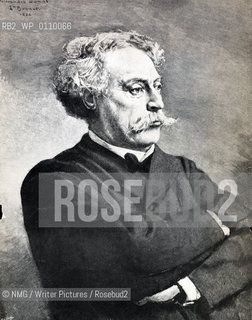 Alexandre Dumas (1824-1895) son of author of the same name. French.Copyright©NMG/Writer Pictures/Rosebud2