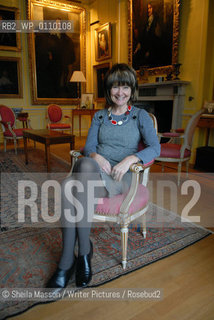 Sarah Dunant, English novelist, broadcaster and critic, at the 2nd annual Lennoxlove Book Festival at Lennoxlove House, Haddington, Scotland, November 20, 2010...Copyright©Sheila Masson/Writer Pictures/Rosebud2