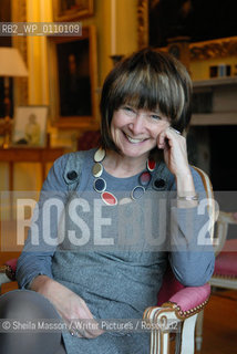 Sarah Dunant, English novelist, broadcaster and critic, at the 2nd annual Lennoxlove Book Festival at Lennoxlove House, Haddington, Scotland, November 20, 2010...Copyright©Sheila Masson/Writer Pictures/Rosebud2