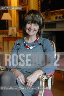 Sarah Dunant, English novelist, broadcaster and critic, at the 2nd annual Lennoxlove Book Festival at Lennoxlove House, Haddington, Scotland, November 20, 2010...Copyright©Sheila Masson/Writer Pictures/Rosebud2