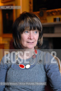 Sarah Dunant, English novelist, broadcaster and critic, at the 2nd annual Lennoxlove Book Festival at Lennoxlove House, Haddington, Scotland, November 20, 2010...Copyright©Sheila Masson/Writer Pictures/Rosebud2