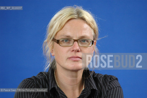 German writer Karen Duve at the Edinburgh International Book Festival...Copyright©Pascal Saez/Writer Pictures/Rosebud2