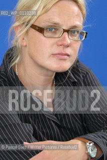 German writer Karen Duve at the Edinburgh International Book Festival...Copyright©Pascal Saez/Writer Pictures/Rosebud2