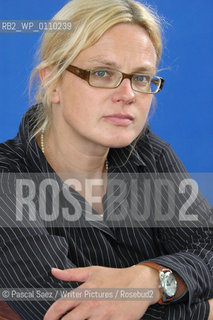 German writer Karen Duve at the Edinburgh International Book Festival...Copyright©Pascal Saez/Writer Pictures/Rosebud2