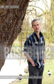 Geoff Dyer, author pictured in Regents Park, London.                         .Copyright©Graham Jepson/Writer Pictures/Rosebud2