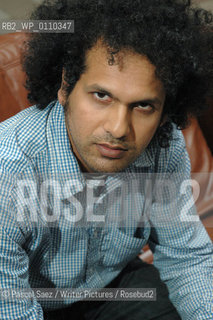 Edinburgh, UK - 9 June 2007 - Pakistan-born British writer and journalist Sarfraz Manzoor, author of first novel Greetings from Bury Park at the Debut Authors Festival 2007 held at the Traverse Theatre in Edinburgh...Copyright©Pascal Saez/Writer Pictures/Rosebud2