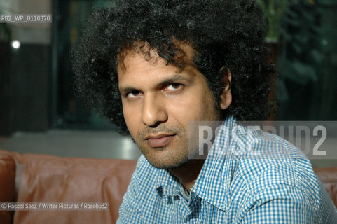 Edinburgh, UK - 9 June 2007 - Pakistan-born British writer and journalist Sarfraz Manzoor, author of first novel Greetings from Bury Park at the Debut Authors Festival 2007 held at the Traverse Theatre in Edinburgh...Copyright©Pascal Saez/Writer Pictures/Rosebud2