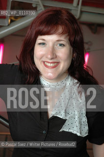 Edinburgh, UK - 9 June 2007 - British writer Lois Pryce, author of Lois on the Loose, an account of her travels from Alaska to South America on a motorcycle, at the Debut Authors Festival 2007 held at the Traverse Theatre in Edinburgh...Copyright©Pascal Saez/Writer Pictures/Rosebud2