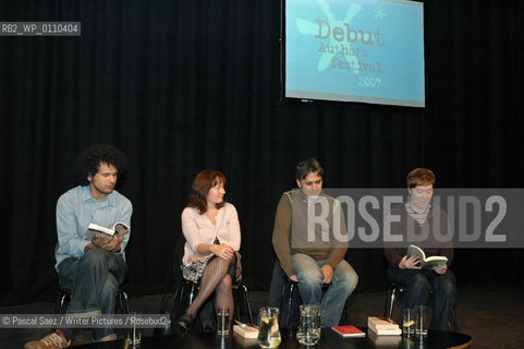 Edinburgh, UK - 9 June 2007 - From left to right Debut authors Sarfraz Manzoor,Libby Brooks,Daljit Nagra and Lynsey Hanley at the Debut Authors Festival 2007 held at the Traverse Theatre in Edinburgh...Copyright©Pascal Saez/Writer Pictures/Rosebud2