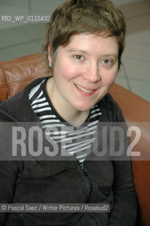 Edinburgh, UK - 9 June 2007 - British writer Lynsey Hanley, author of first book Estates - An Intimate History at the Debut Authors Festival 2007 held at the Traverse Theatre in Edinburgh...Copyright©Pascal Saez/Writer Pictures/Rosebud2