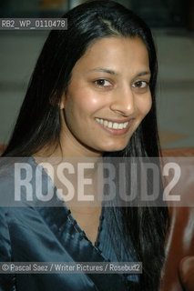 Edinburgh, UK - 9 June 2007 - British-Indian writer Priya Basil, author of first novel Ishq and Mushq at the Debut Authors Festival 2007 held at the Traverse Theatre in Edinburgh...Copyright©Pascal Saez/Writer Pictures/Rosebud2