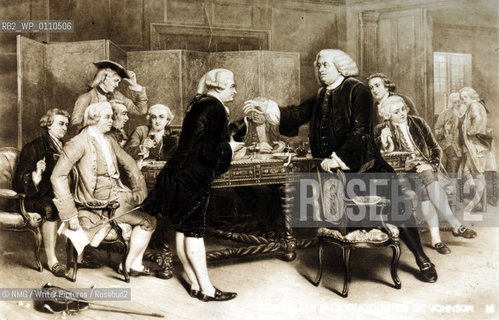 Boswells introduction to Dr Johnson..Copyright©NMG/Writer Pictures/Rosebud2