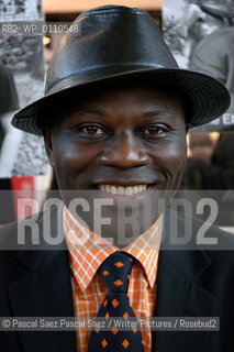 Writer Eugene Ebode at the Salon du Livre (Book Fair) in Paris, March 2006..Copyright©Pascal Saez.Pascal Saez/Writer Pictures/Rosebud2