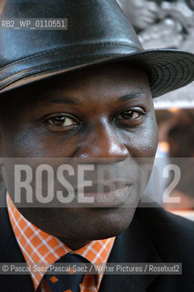 Writer Eugene Ebode at the Salon du Livre (Book Fair) in Paris, March 2006..Copyright©Pascal Saez.Pascal Saez/Writer Pictures/Rosebud2