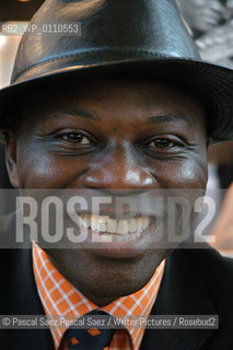 Writer Eugene Ebode at the Salon du Livre (Book Fair) in Paris, March 2006..Copyright©Pascal Saez.Pascal Saez/Writer Pictures/Rosebud2