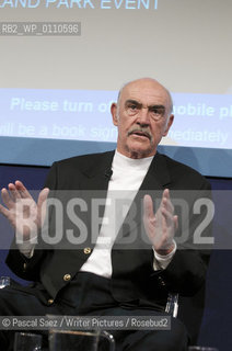 25 August 2008 - Edinburgh, UK - Scottish actor Sean Connery at the Edinburgh International Book Festival. He appeared with writer and friend Murray Grigor to present their new jointly written book: Being a Scot. August 25 was also Sean Connerys 78th birthday.....Copyright©Pascal Saez/Writer Pictures/Rosebud2