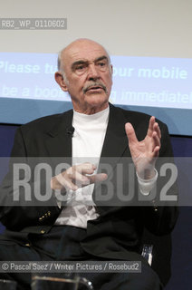 25 August 2008 - Edinburgh, UK - Scottish actor Sean Connery at the Edinburgh International Book Festival. He appeared with writer and friend Murray Grigor to present their new jointly written book: Being a Scot. August 25 was also Sean Connerys 78th birthday.....Copyright©Pascal Saez/Writer Pictures/Rosebud2