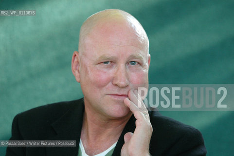 Swedish crime writer Ake Edwardson at the Edinburgh International Book Festival...Copyright©Pascal Saez/Writer Pictures/Rosebud2