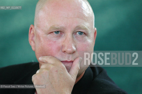 Swedish crime writer Ake Edwardson at the Edinburgh International Book Festival...Copyright©Pascal Saez/Writer Pictures/Rosebud2