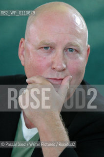 Swedish crime writer Ake Edwardson at the Edinburgh International Book Festival...Copyright©Pascal Saez/Writer Pictures/Rosebud2