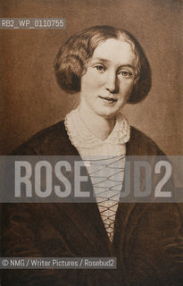 George Elliot (Marian Evans) (1819-80).English Novelist..Copyright©NMG/Writer Pictures/Rosebud2